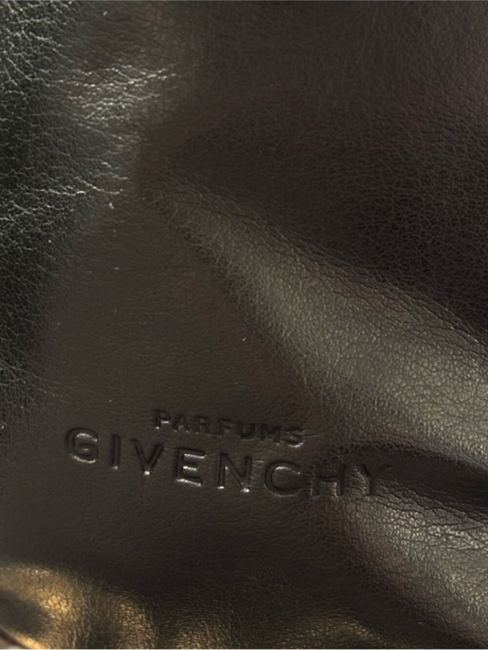 Givenchy Parfums Black Canvas & Leather Hobo Tote Bag Tassel Large Purse • Rare - Picture 7 of 16